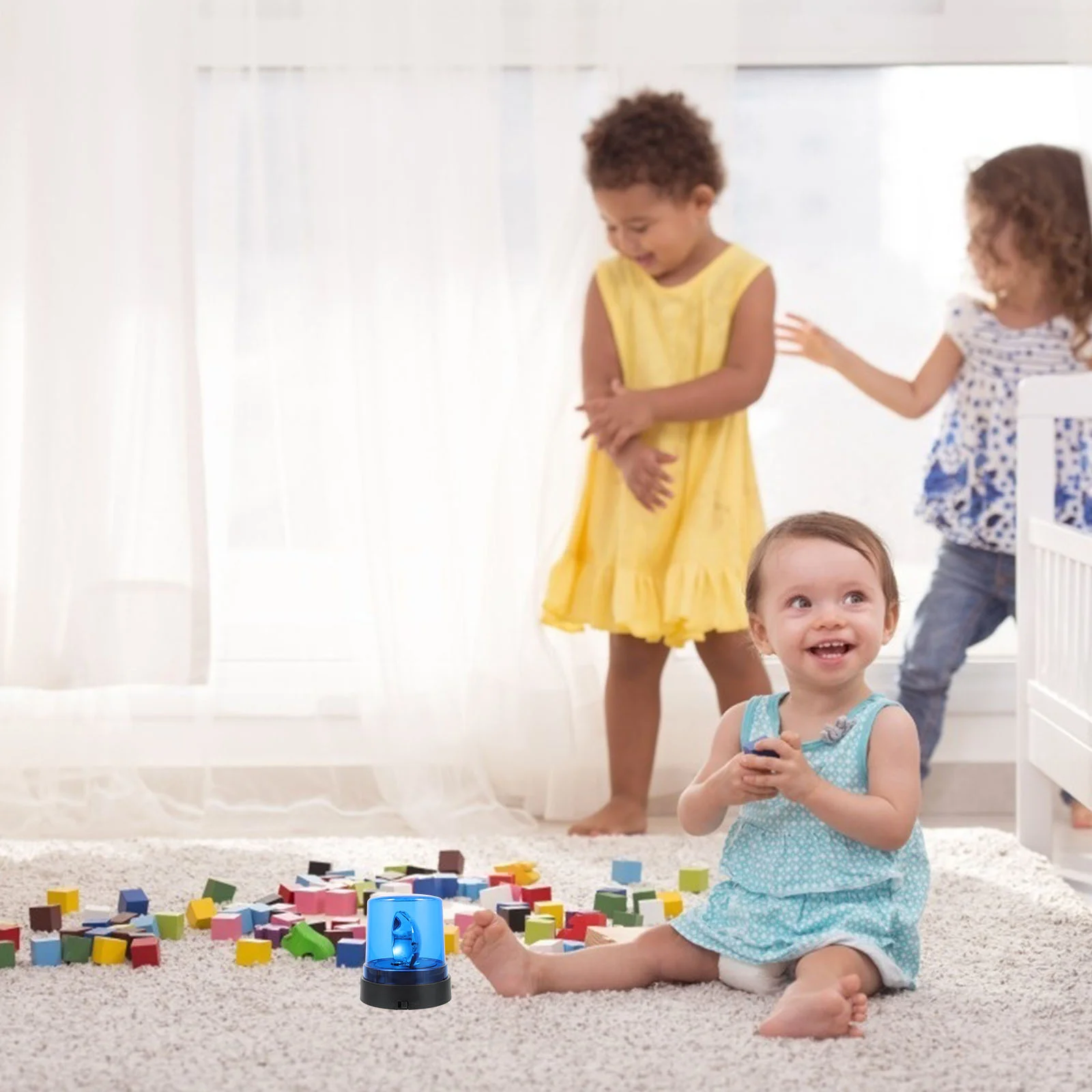 Полицейский свет игрушка светодиодная сигнальная лампа вращающаяся