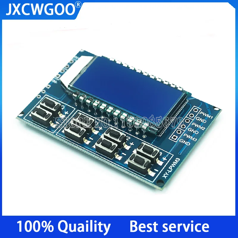 

5PCS XY-LPWM3 3-channel PWM pulse frequency duty cycle adjustable module