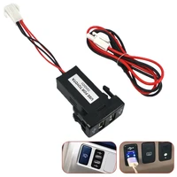 dual usb car charger 4 2a 2 port auto power adapter socket for toyota tacoma land cruiser tundra prado 120 for iphone 12v 24v