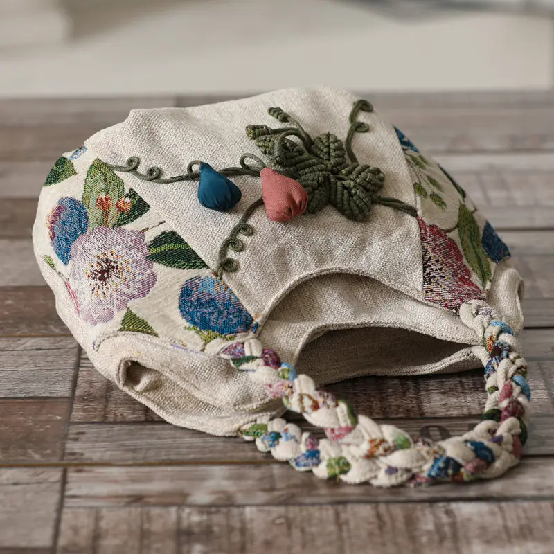 Женская тканая сумка в этническом стиле новинка 2024 повседневная женская большой