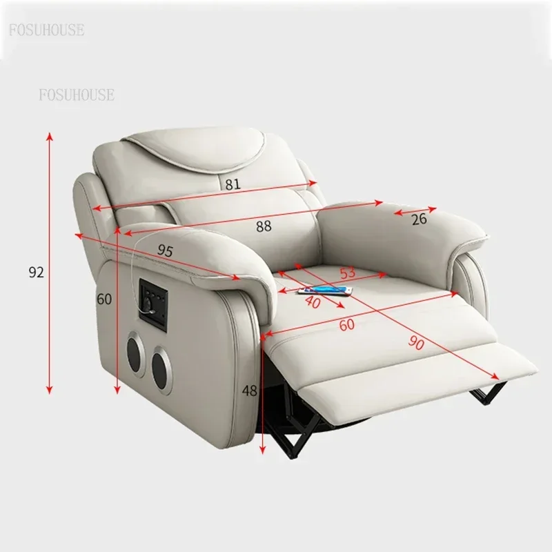 Итальянские откидные диваны Одноместный первоклассный капсульный диван для