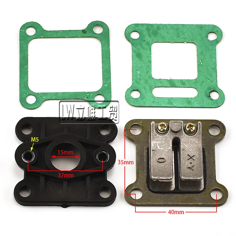 

44-6 Reed Valve Paper Pad For 2 Stroke 47cc 49cc Engine Carburetor Mini Moto Kids ATV Dirt Pocket Bike Go Kart