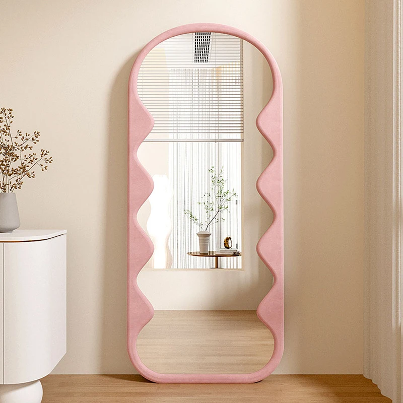 

Shower Big Large Makeup Decorative Mirror Full Body Floor Aesthetic Wall Mirror Bathroom Standing Spiegel Home Decor YX50DM