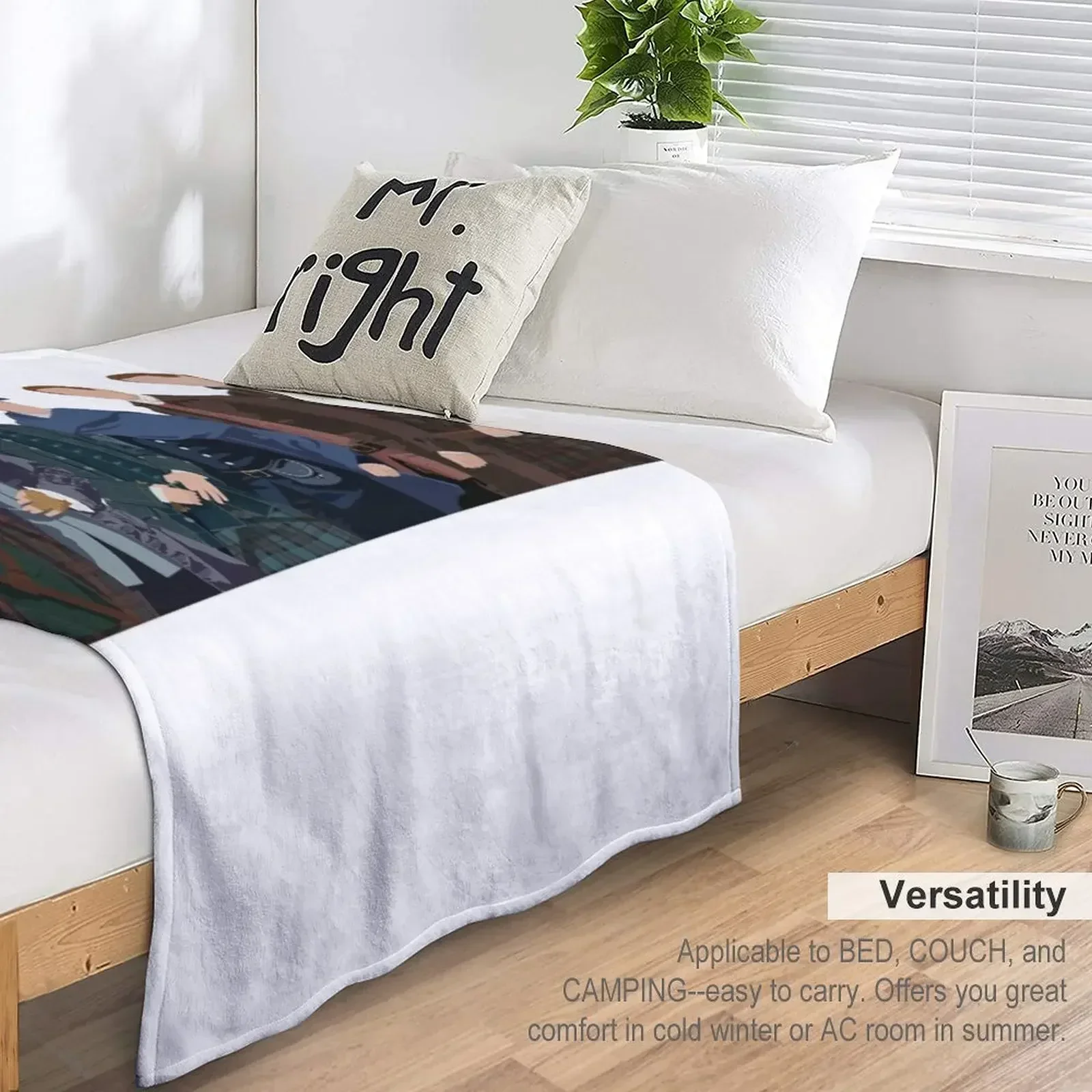 J.A.M.M.F. | Одеяло без текста Мягкие кровати для дивана Одиночные одеяла