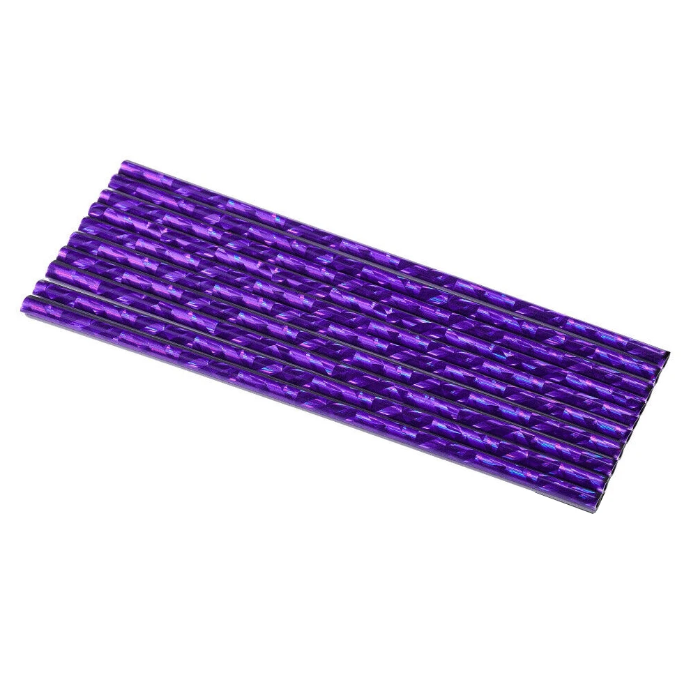 

10 Pieces Universal Car Accessories Air Conditioner Air Outlet Decoration PVC Strip Cover Purple 7.9 Inches Replace Part