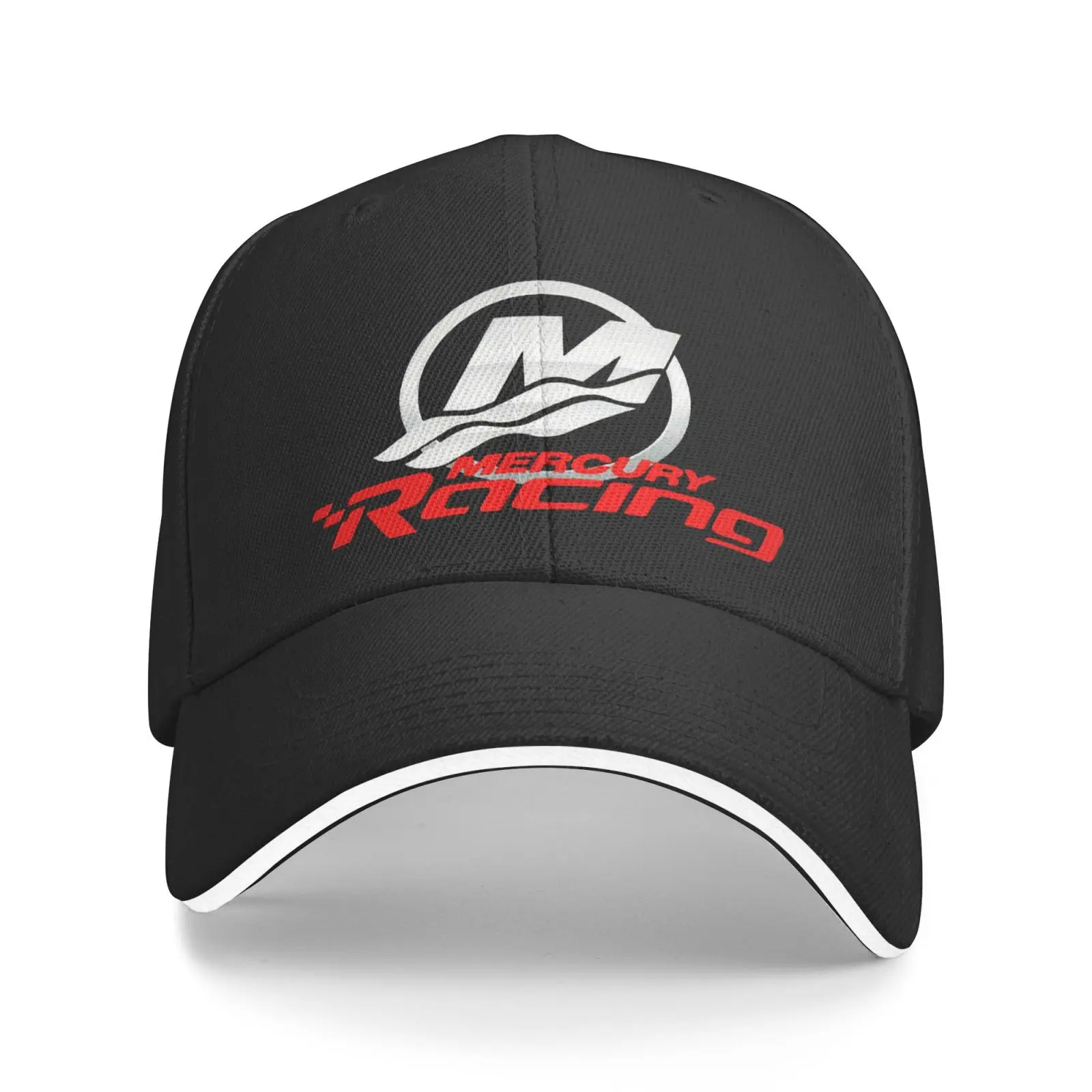 

Rare Mercury Racing 2Side B W Cap Hip Hop Designer Hat Hats For Men Hat For Girls Hat For Boy Golf Cap Ladies Hat Women's Cap