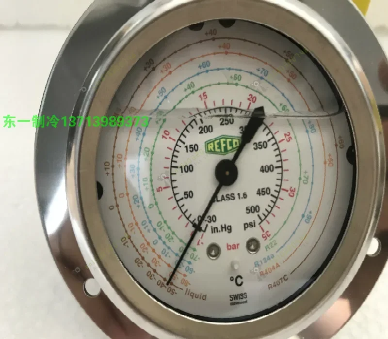 Швейцарский оригинальный импортный измеритель масла REFCO R22 waco R134a манометр