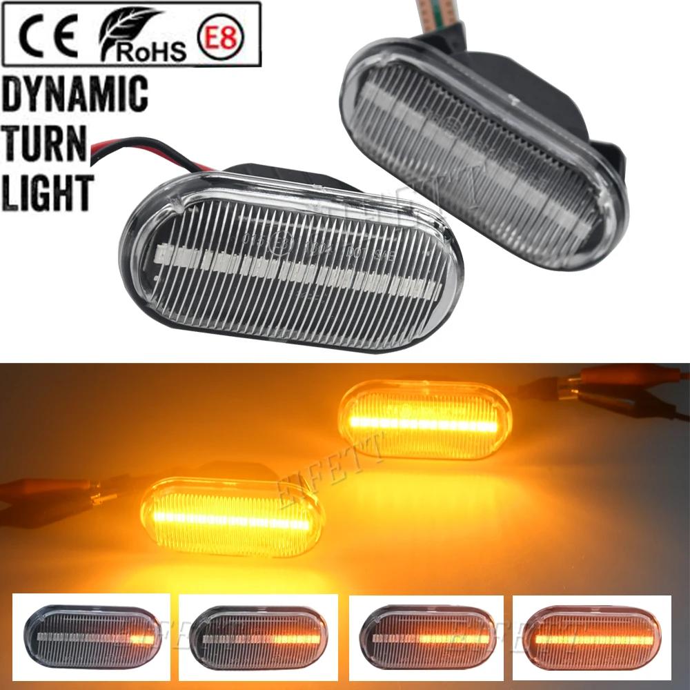 Автомобильный динамический боковой маркер 2 шт. 12 В лампа для Nissan NP300 Navara D40 2004-2019