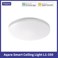 aqara smart ceiling light l1 350 zigbee 3 0 color temperature adjust led light work for apple homekit mijia app bedroom led lamp
