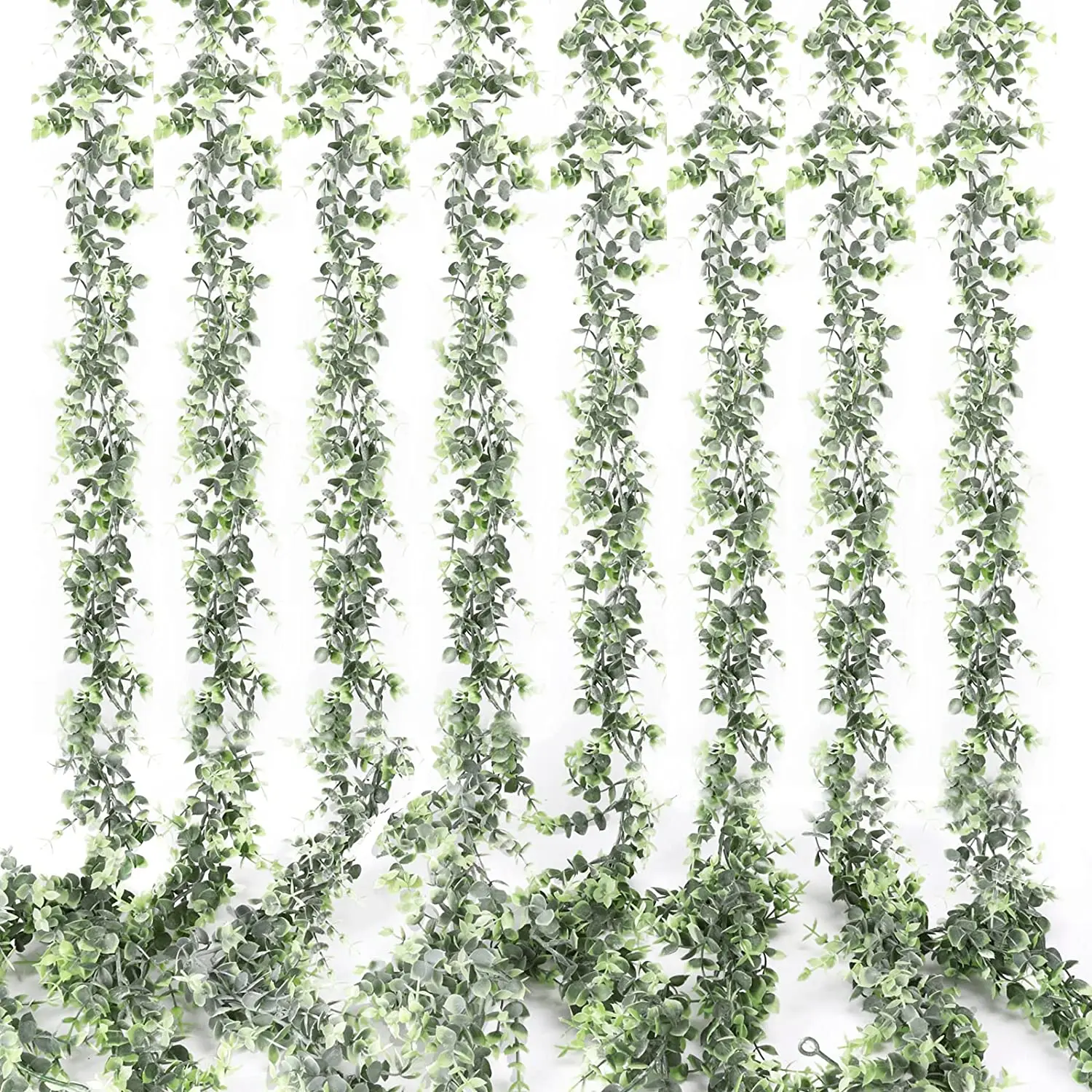 

1.8m Artificial Eucalyptus Garland Vines Wall Hanging Fake Plant Rattan for Wedding Home Garden Decoration Wedding Arch Wreaths