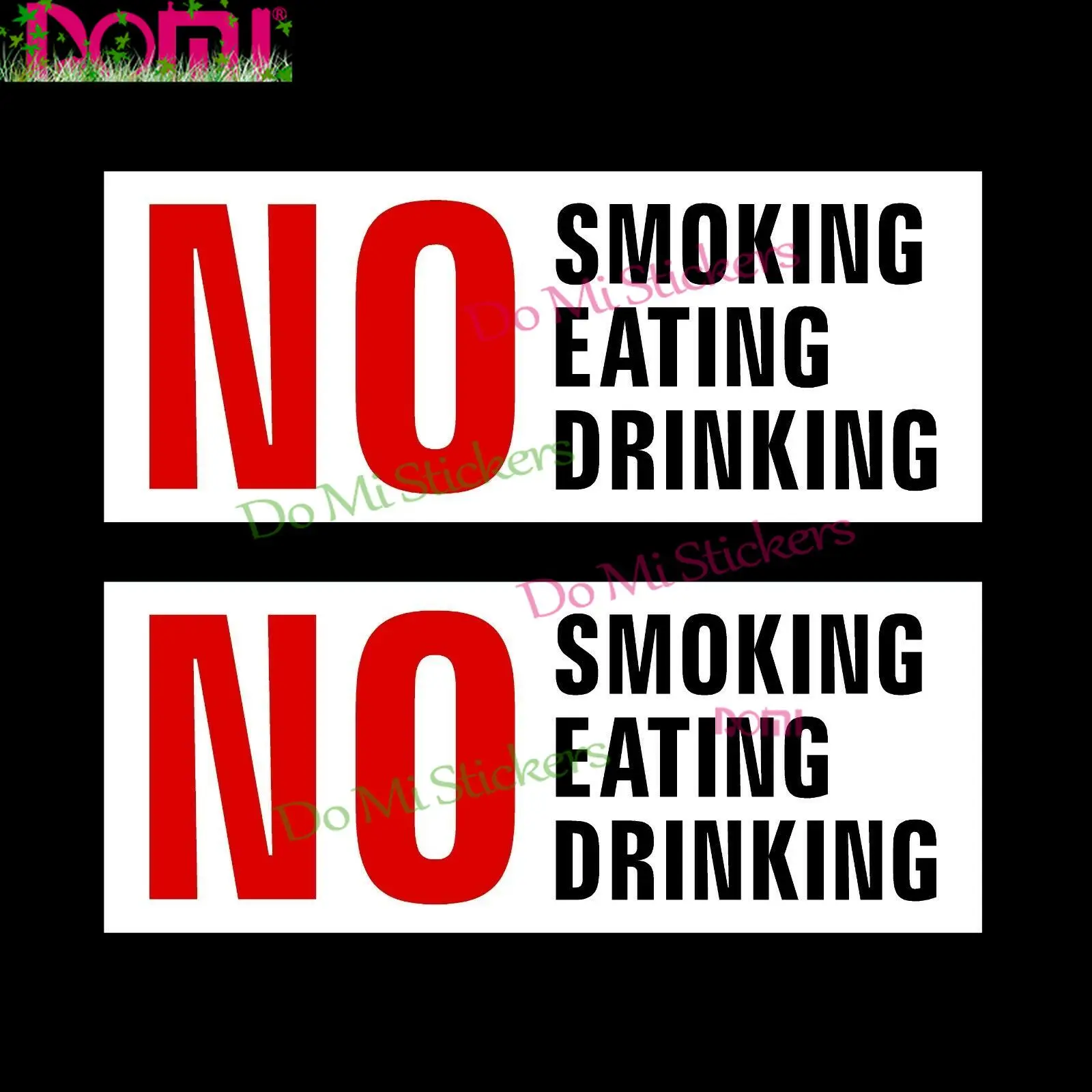 2 шт., самоклеящиеся наклейки из ПВХ, 150x60 мм