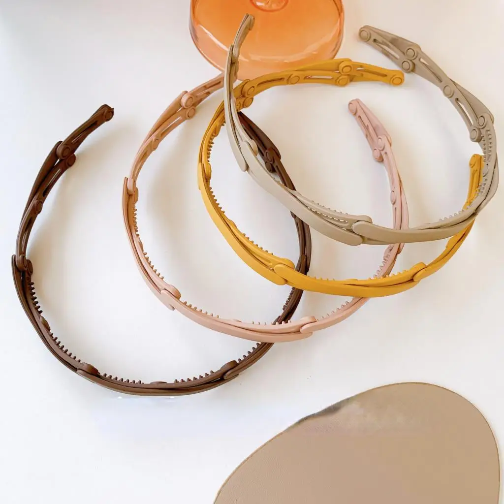 

New Fashion Folding Stretch and Changeable Frosted Headband Hair Accessories for Women Girl Accessories Headwear