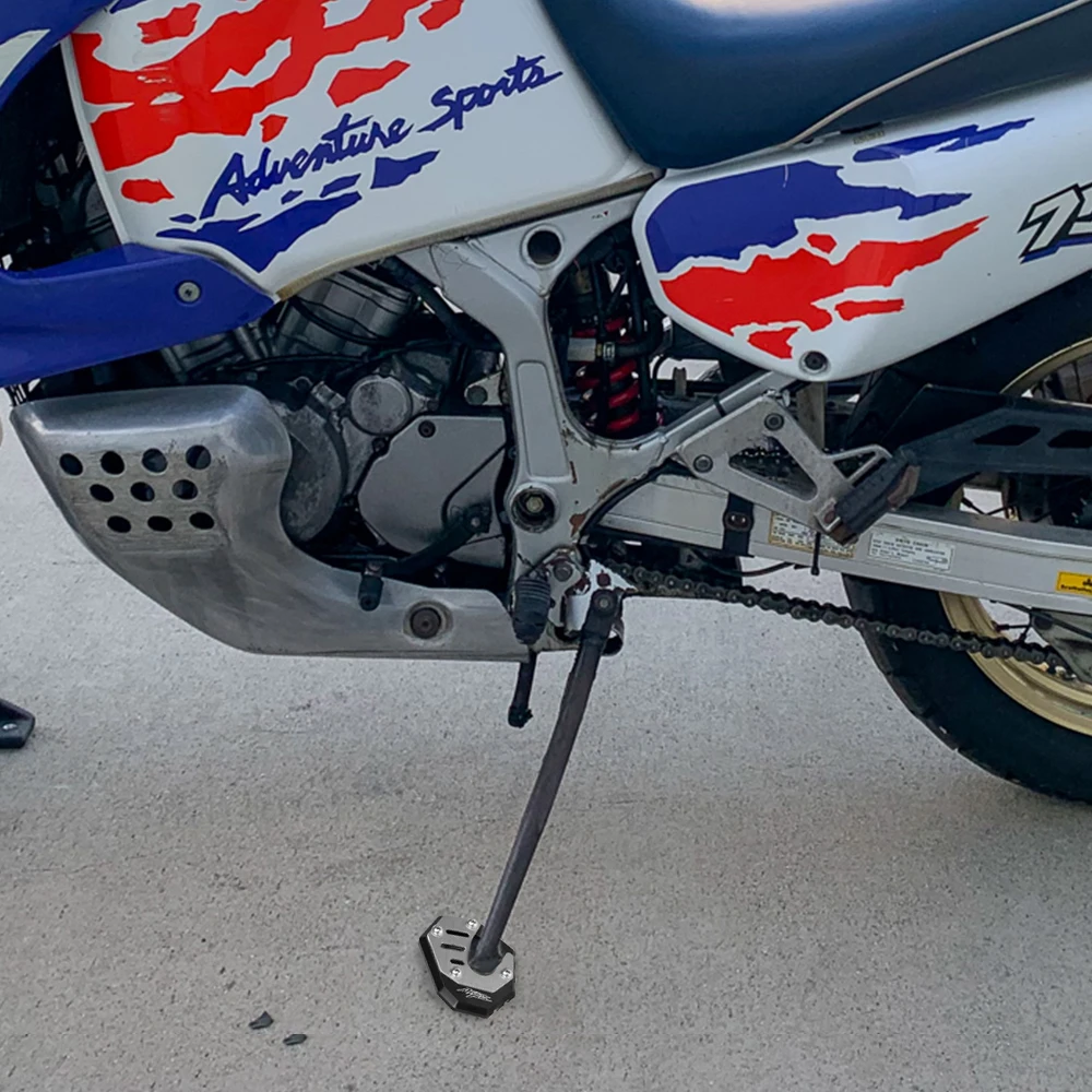 

Motorcycle Kickstand Stands For Honda XRV750 Africa Twin XRV 750 RD07 1990-2003 CNC Motorcycle Side Stand Enlarge extension