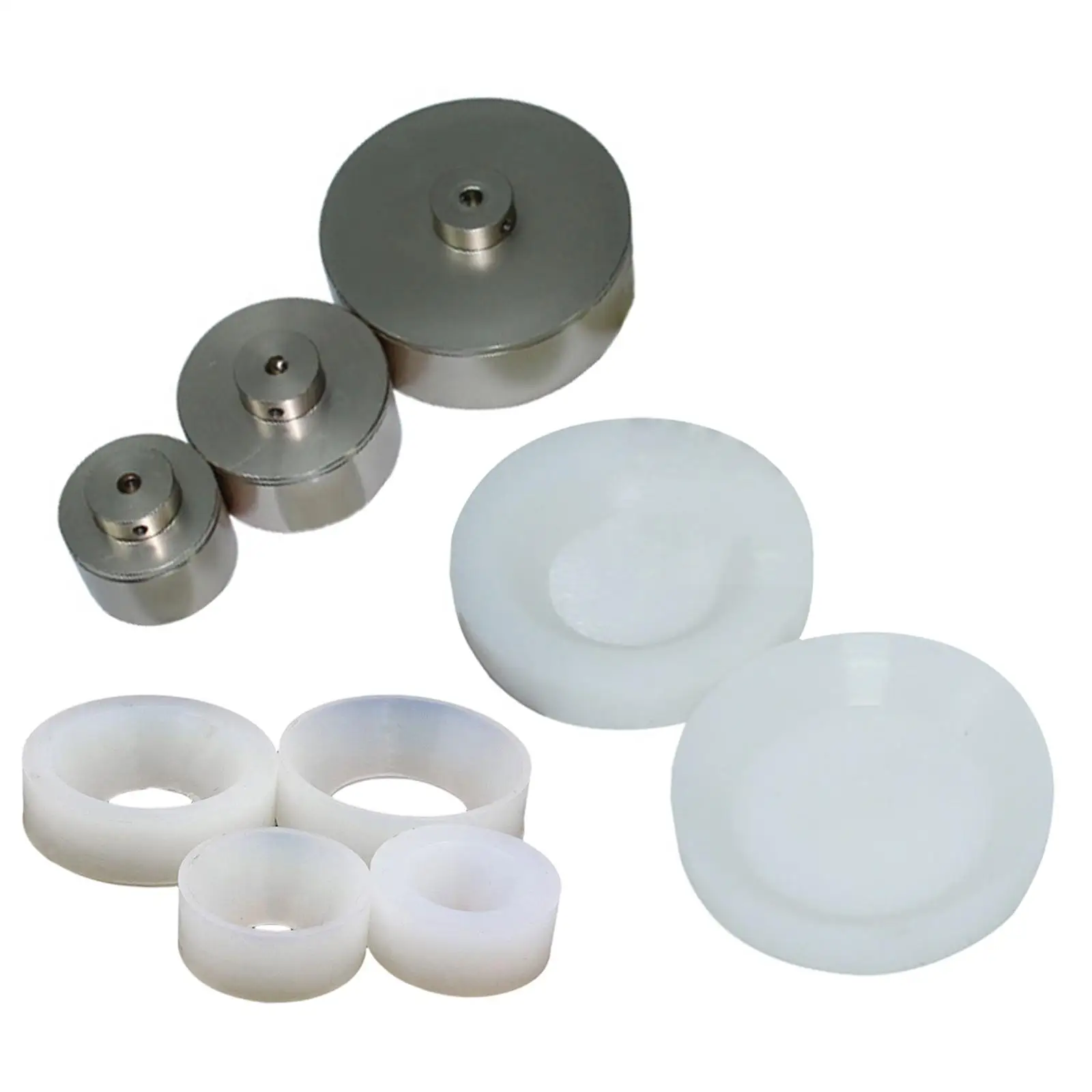 Electric Capping Machine Chucks Silicon Rubber Pads for 10-90mm Plastic Bottles Capper Accessories for Caps Sealer