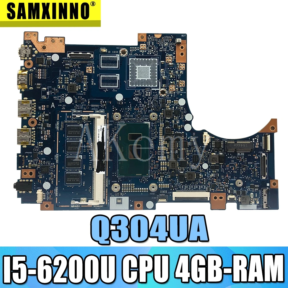 

Q304UA Материнская плата Asus Q304U Q304UA Q304 материнская плата для ноутбука протестирована нормально I5-6200/6198U CPU 4GB-RAM