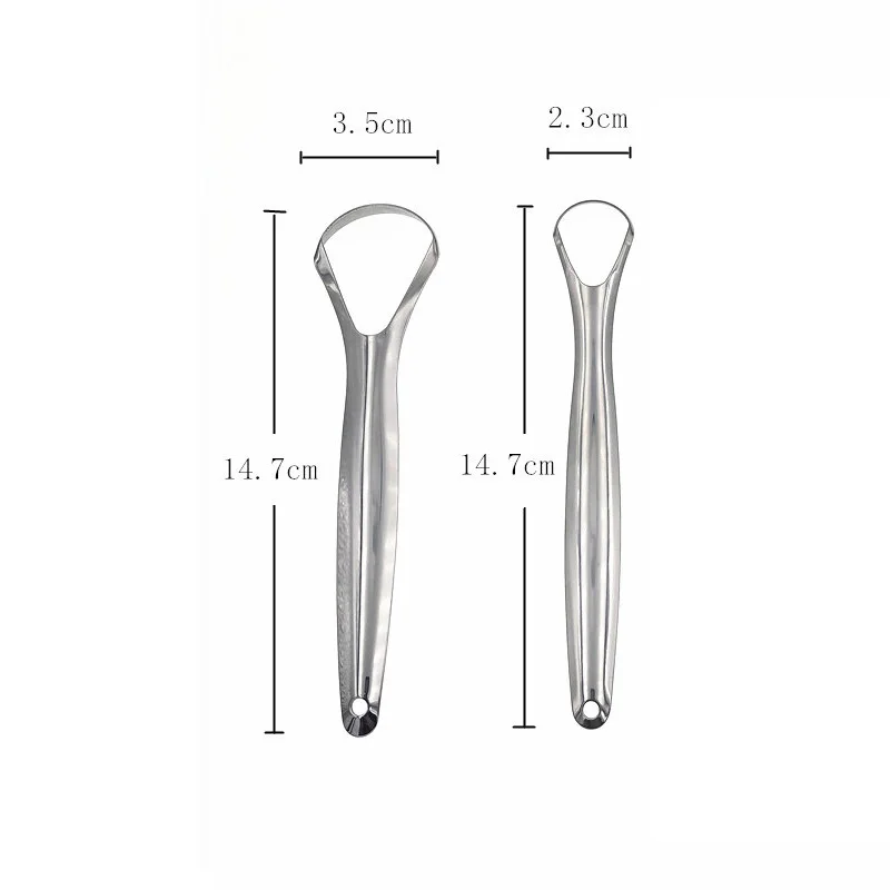 1 шт. скребок для языка из нержавеющей стали очиститель многоразовый инструмент