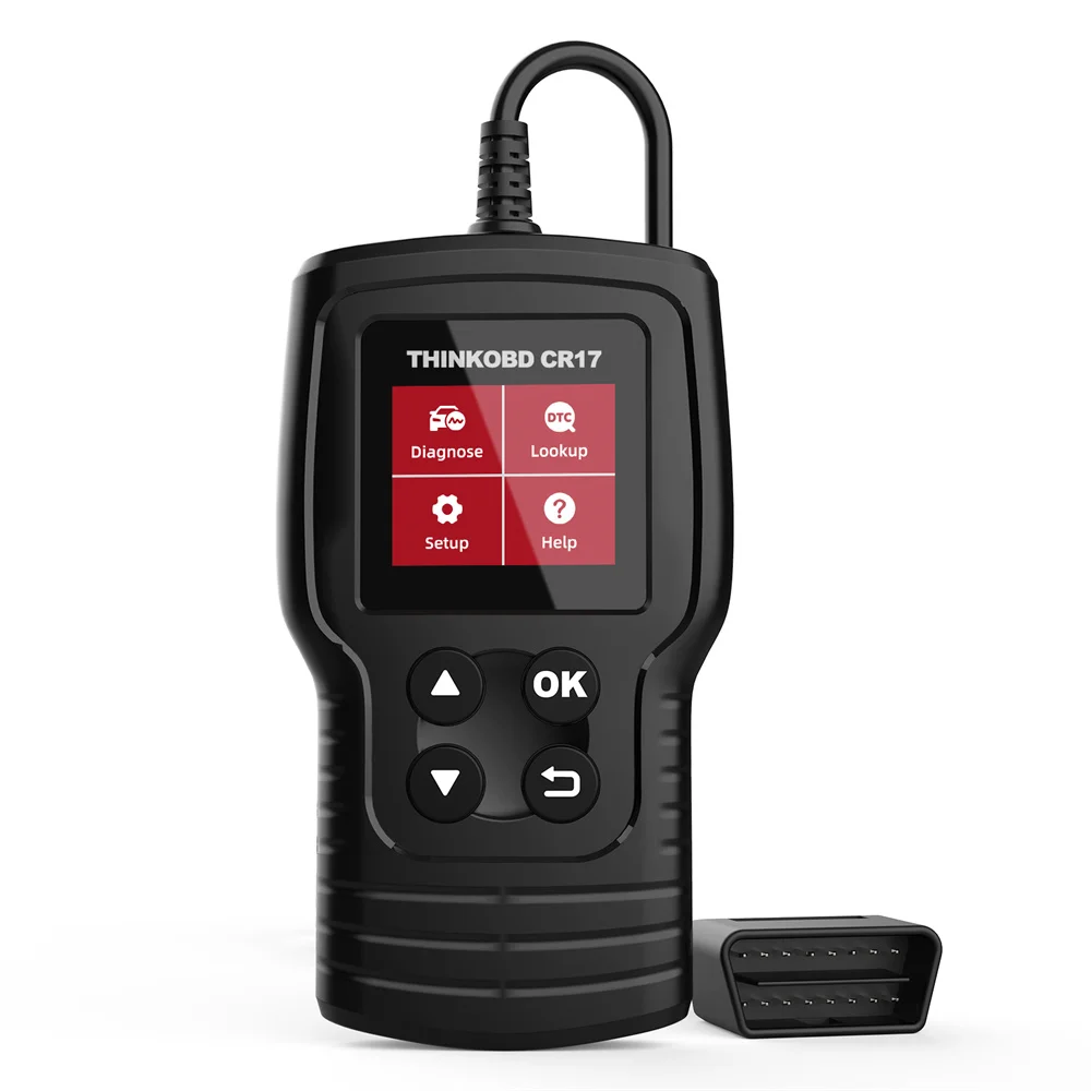 

THINKCAR THINKOBD CR17 OBD2 Сканер проверки двигателя Свет считыватель автомобильных кодов DTC Lookup 2025 Инструмент сканирования Thinkcar Lifetime Бесплатное обновление