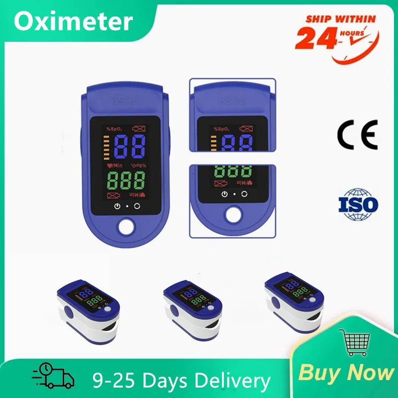 

Портативный светодиодный оксиметр Пальчиковый Пульсоксиметр спортивный Пальчиковый Пульсоксиметр светодиодный 4-цветный экран Пульсокси...