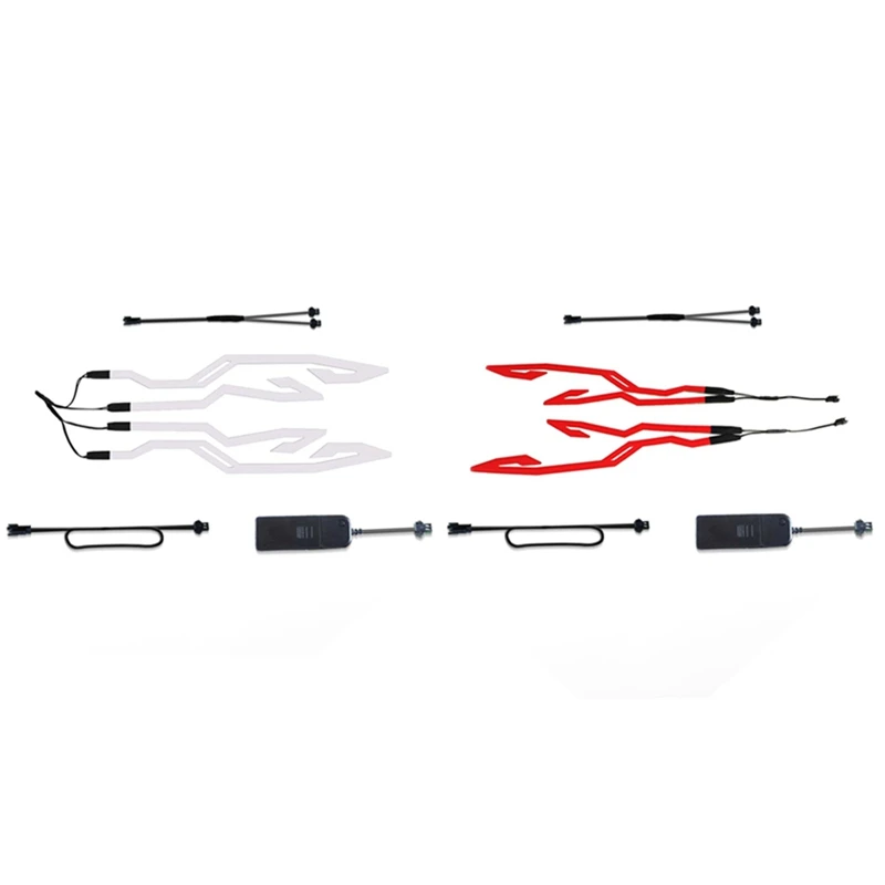 

2 комплексветодиодный светодиодных ночных ламп для езды на шлеме, холодсветильник свет, 3 режима, велосипедная Светодиодная лента, комплект,...