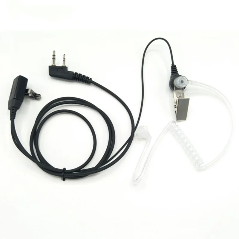 Baofeng Covert Acoustic Air Tube Mic Microphone Earphone Earbud Headset Earpiece Headphone For Kenwood Walkie Talkie Radio