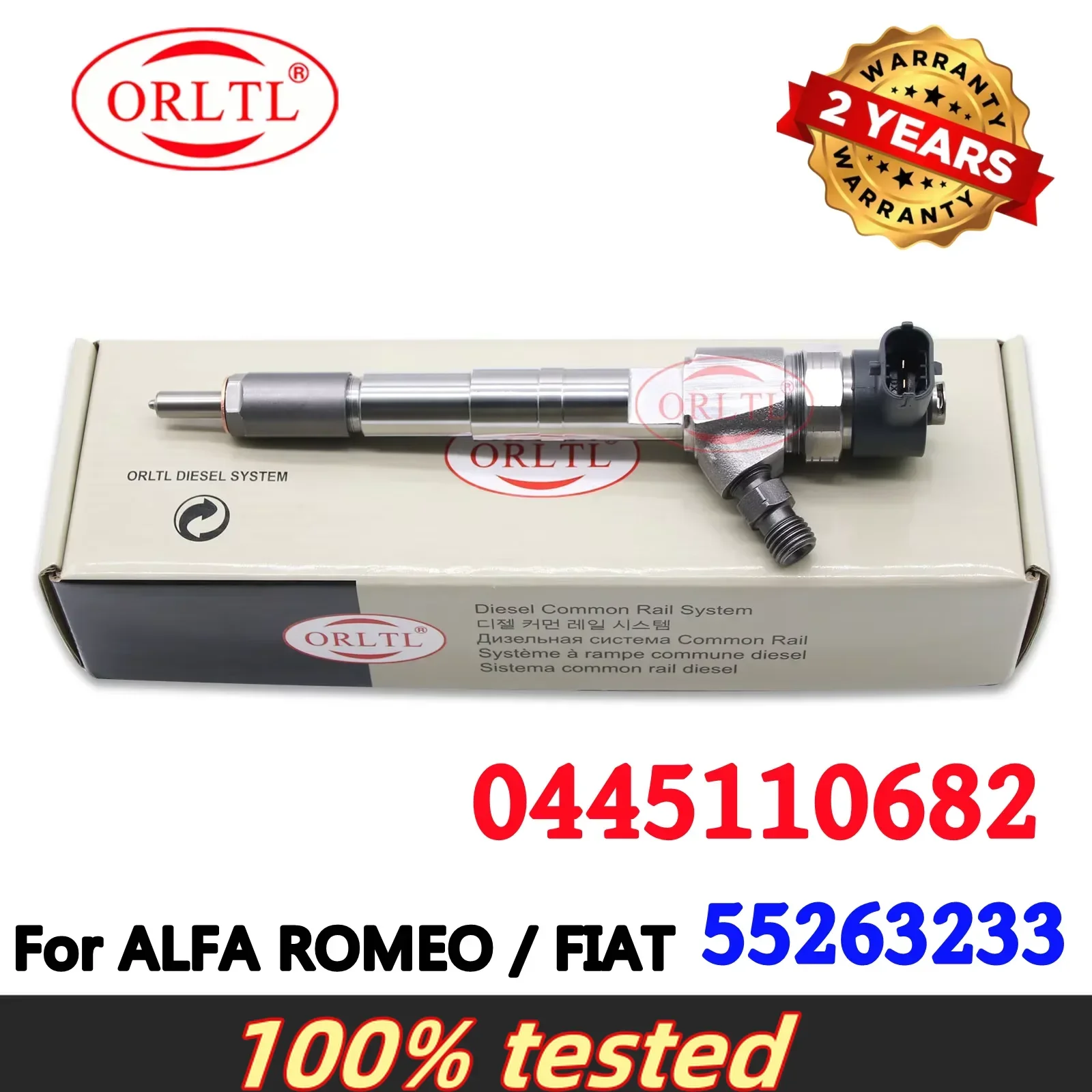 Фото ORLTL 0445110682 Новый дизельный инжектор Common Rail 55263233 0 445 110 382 для Fiat Jeep Renegade 2.0 Jeep Compass №1