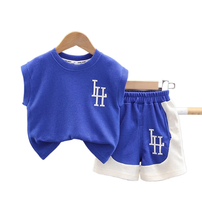 2 шт./комплект хлопковый спортивный костюм для мальчиков и девочек