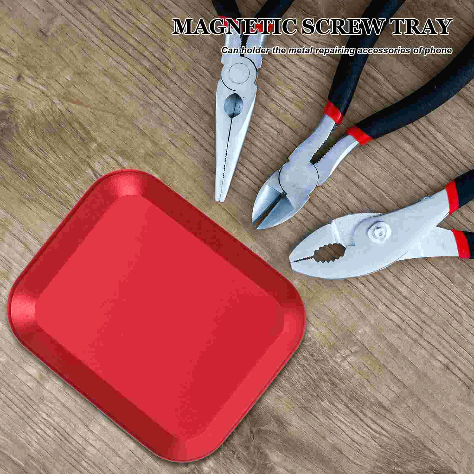 Квадратный инструмент магнитный лоток инструменты органайзер для винтов