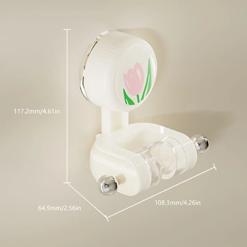 Бытовой душ Фиксированный артефакт на присоске Кронштейн для душа Цветочный