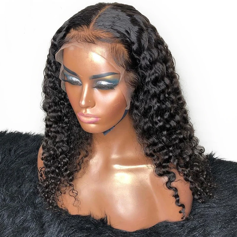 

Длинный кудрявый синтетический кружевной передний парик плотностью 180%, 26 дюймов, парик для женщин с детскими волосами, термостойкие волосы ...