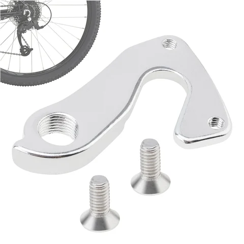Хвостовые крючки для велосипеда серебристого цвета