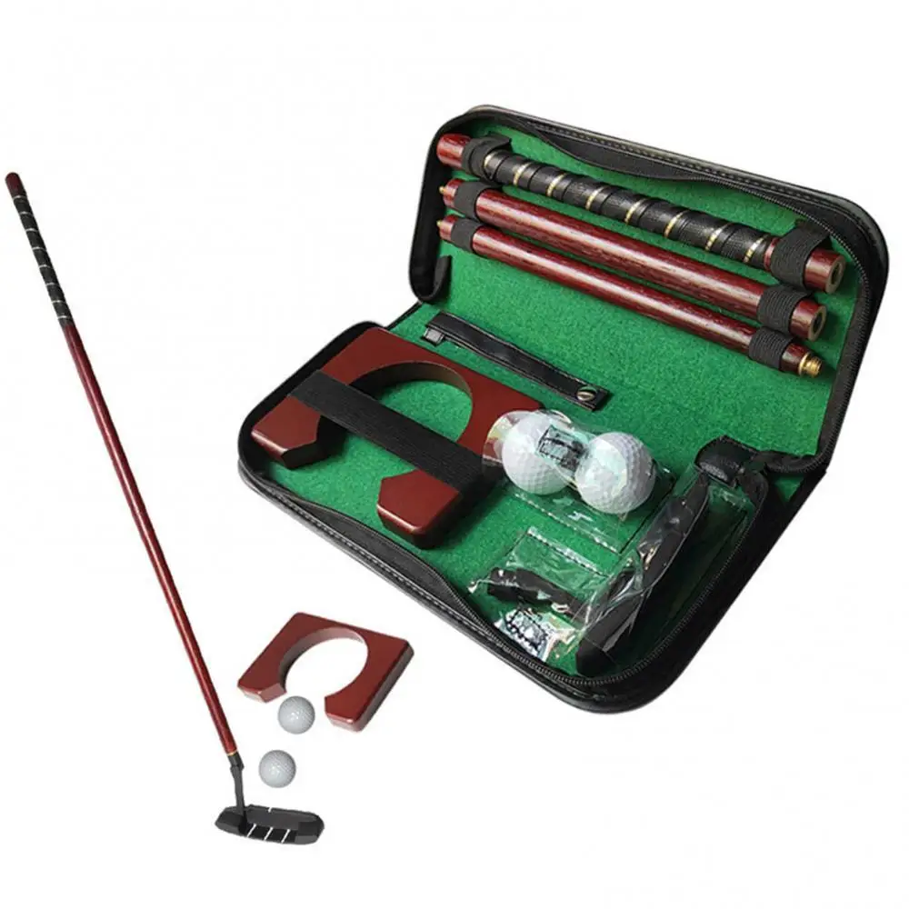 

Portable 3-section Foldable Right/Left Handed Golf Putter Club Putting Tool