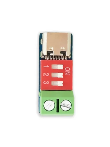 Модуль триггерной платы USB-C PD PD/QC Decoy Board Быстрая зарядка USB Type-c до 12 В Высокоскоростное зарядное устройство Модуль повышения доставки питания