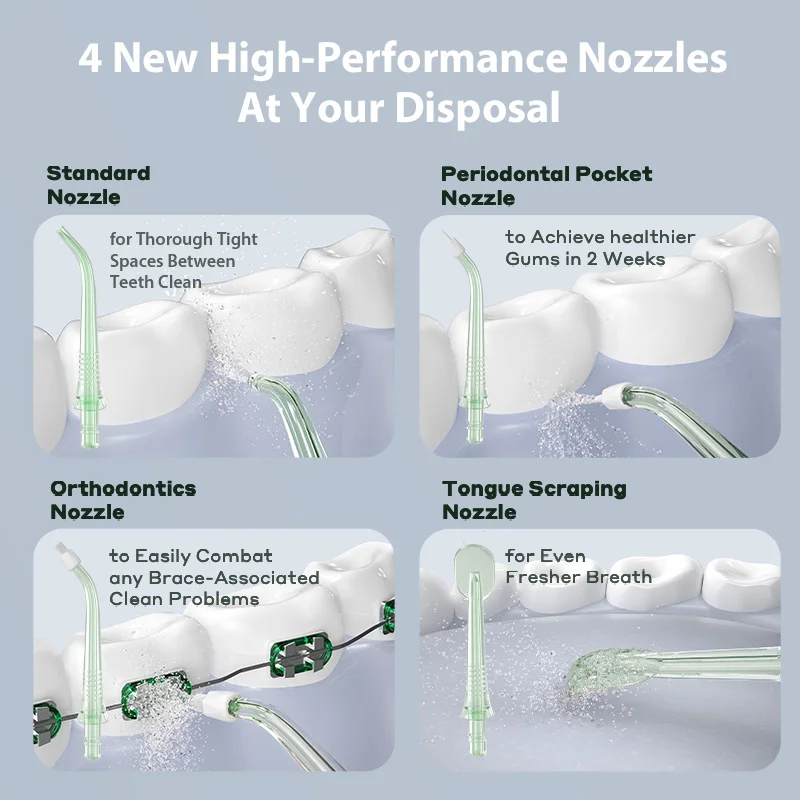 Oclean W10 Портативный Оральный Ирригатор Вода Джет Флоссер IPX7 Перезаряжаемые