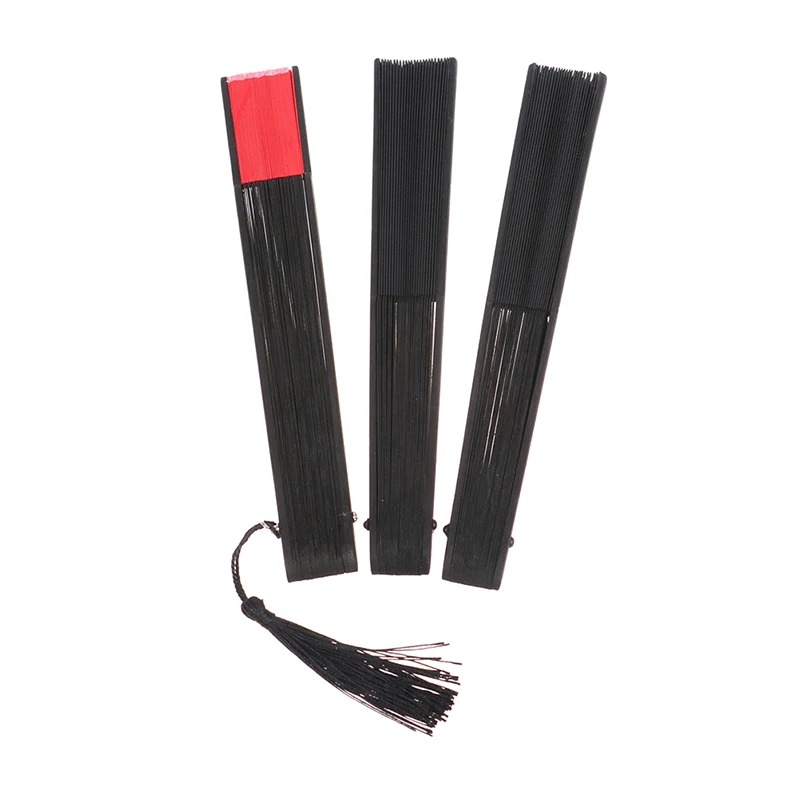 

Chinese Style Black Vintage Hand Fan Folding Fans Dance Wedding Party Favor Chinese Dance Party Folding Decorative Fans
