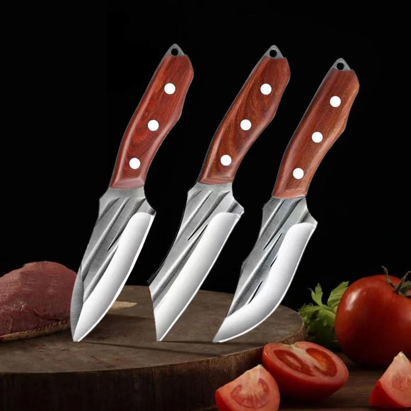 

5Cr15Mov Stainless Steel Meat Cleaver Knife Boning Knife Butcher Knife Sharp Fruit Knife Outdoor Camping Survival Hunting Knife