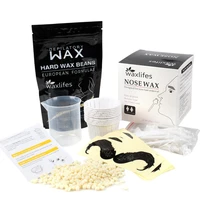 5pcs nose wax kit professional portable natural safe fast painless multiple use nose hair waxing kit