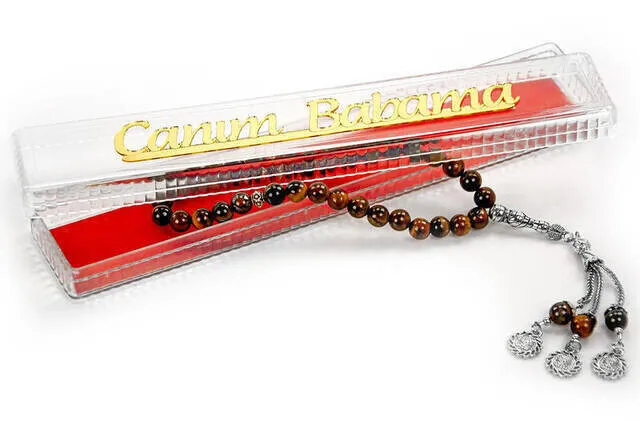 IQRAH Father 'S Day Special Gift Natural Stone Rosary 07