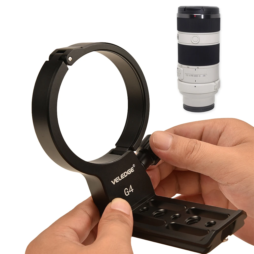 Металлический ошейник для объектива камеры с быстроразъемной пластиной опорный