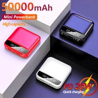 mini power bank 50000mah suitable for samsung iphone millet power bank portable external battery charger