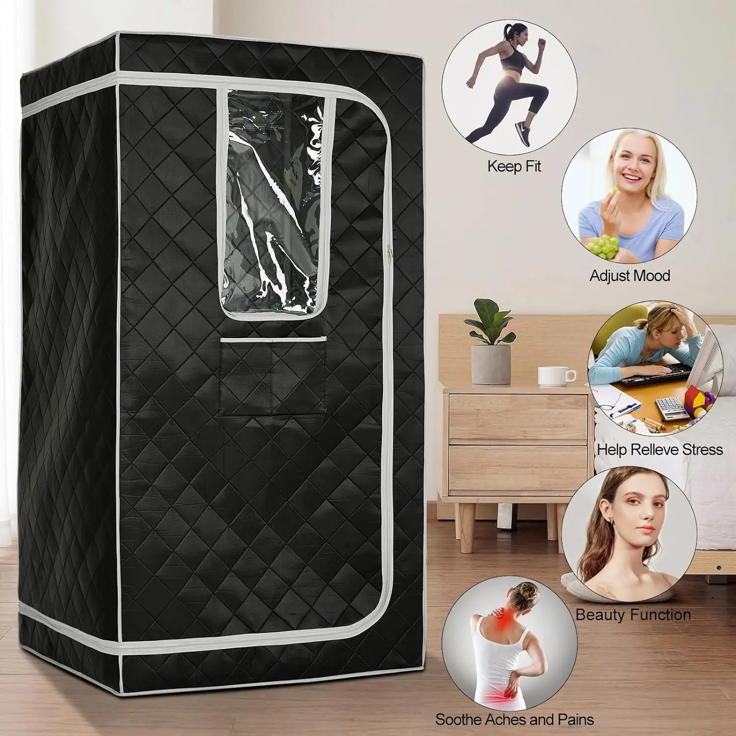 Домашняя Паровая сауна портативная спа большой паровой горшок на 4 л одного