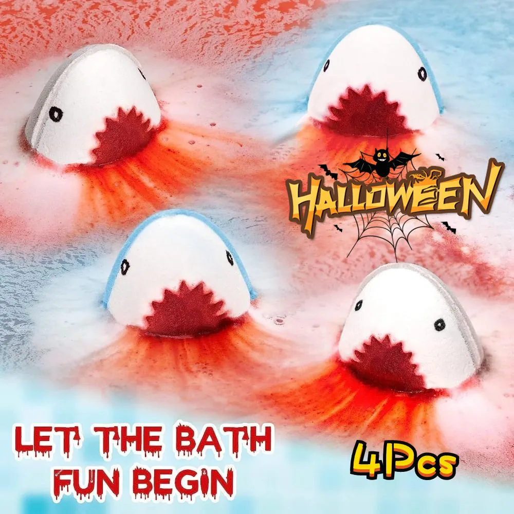 Funny Jaws Bath Bomb Shark Bathbomb Easy to Clean Natural Bubble Delightful Scent for Kids Adults Home Swimming Pool Bombs