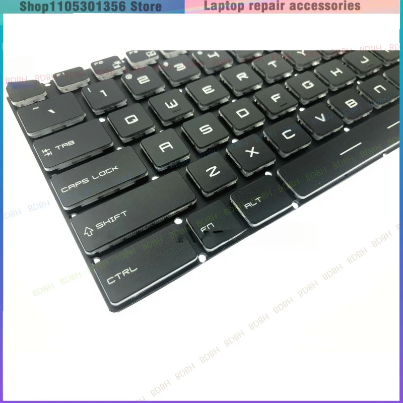 Новая клавиатура для MSI GP63 GP73 GF62 GF62VR GF72VR с полноцветной подсветкой, американская раскладка (art.: 3920d971eedbb) - 3920d971eedbb