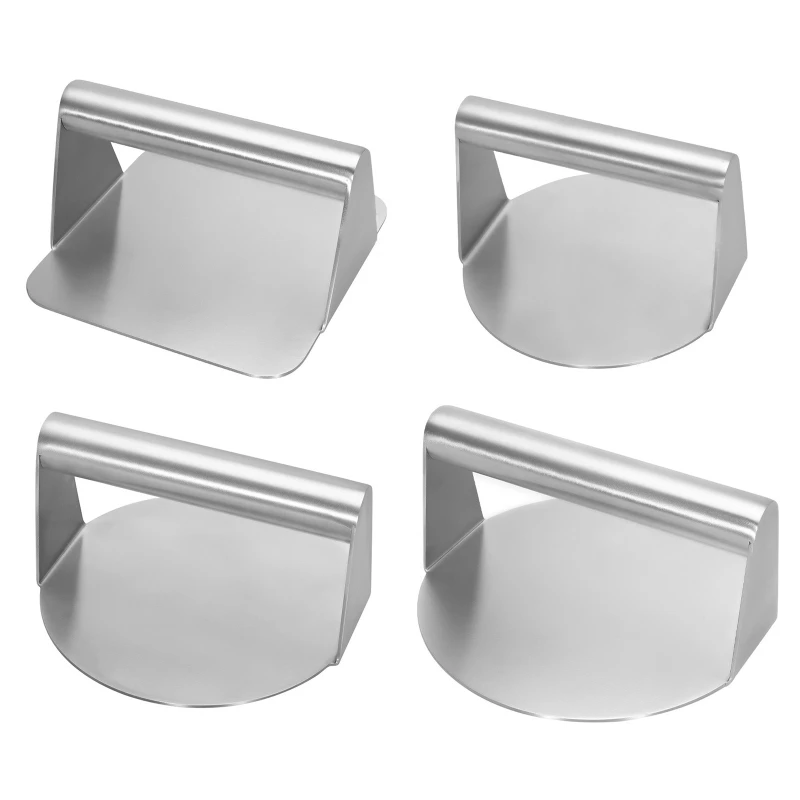 

667A Burger Press Patty Maker Stainless Steel Hamburger Smasher for Home Cooking