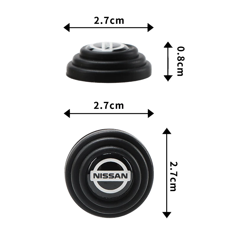 

Car Door Shock Stickers Absorber Soundproof Buffer Pier Decoration For Nissan Altima Qashqai Patrol Navara Tiida Navara Juke