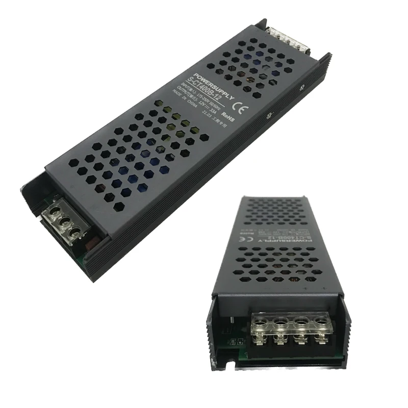 12 В 24 в 400 Вт Тонкий источник питания 33A импульсный трансформатор постоянного тока 220 A Драйвер В переменного тока конвертер для светодиодной ленты стандартные модули SMD5050