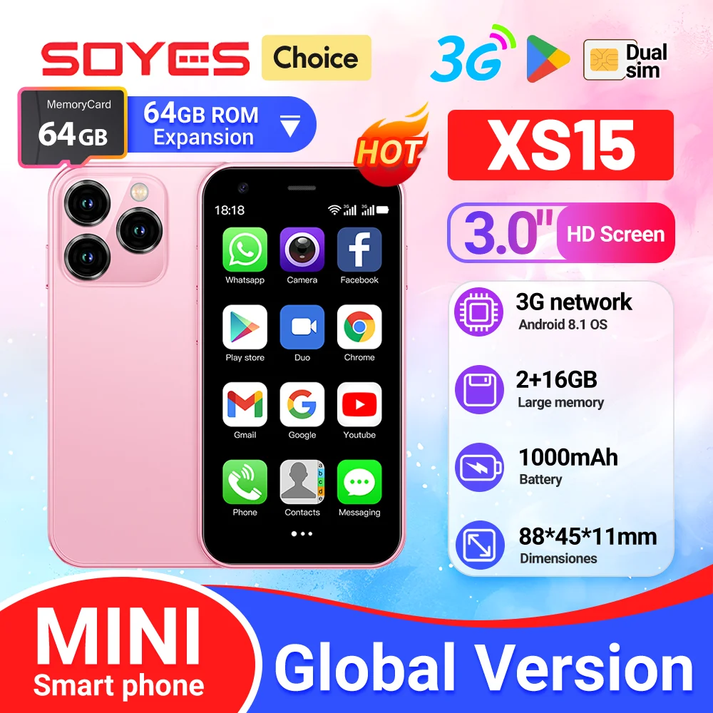 Смартфон Soyes xs15 mini 2/16ГБ global