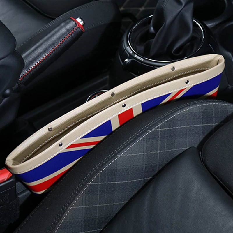 

Car Seat Crevice Storage Bag Leather Storage Box For Mini Cooper Countryman Clubman F60 R60 F54 R55 Interior Accessories