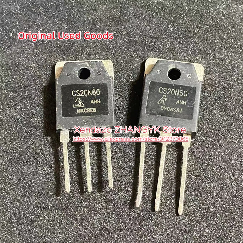 10 шт./лот оригинальные б/у товары CS20N60 20N60 TO-247 20A 600V MOSFET гарантия качества большой