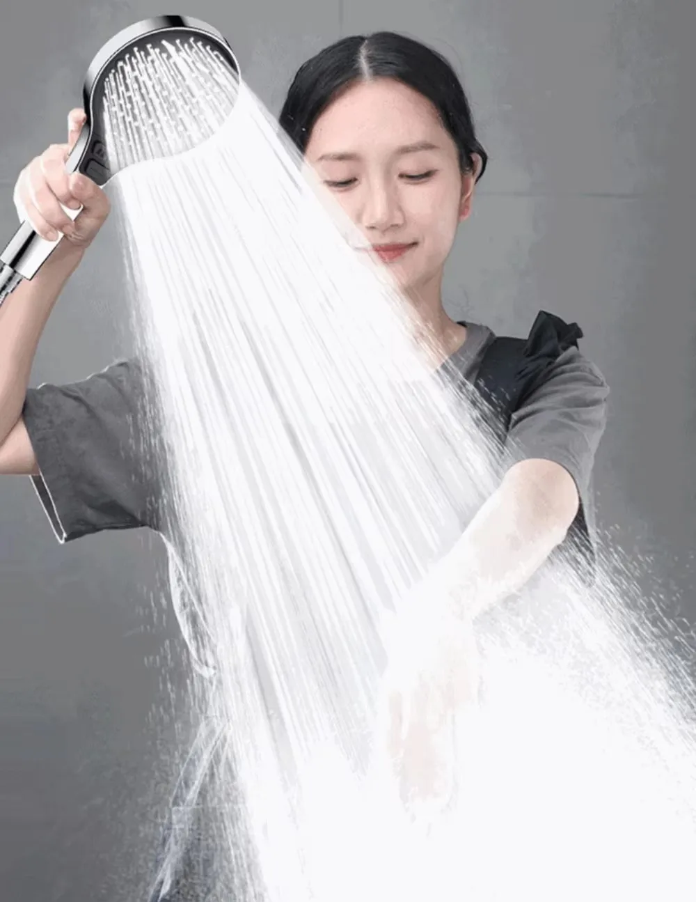 Большая панель 13 см 4 режима насадка для душа с фильтром регулируемая