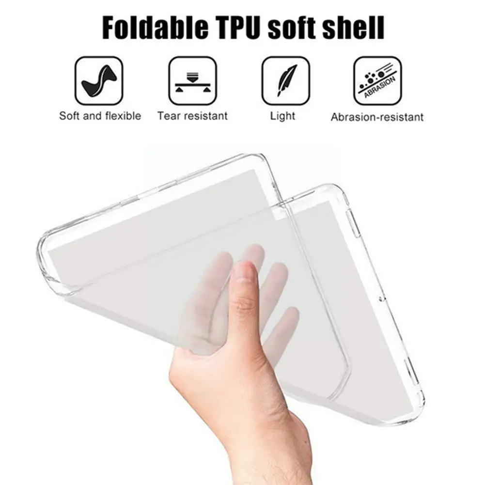 

Ultra Tpu Silicone Cover Tablet For Tab S8 S7 Plus Fe Transparent Tpu S6 A7 Lite A8 S X2u4